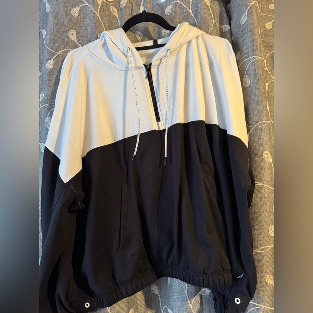Nautica Black and White Hoodie